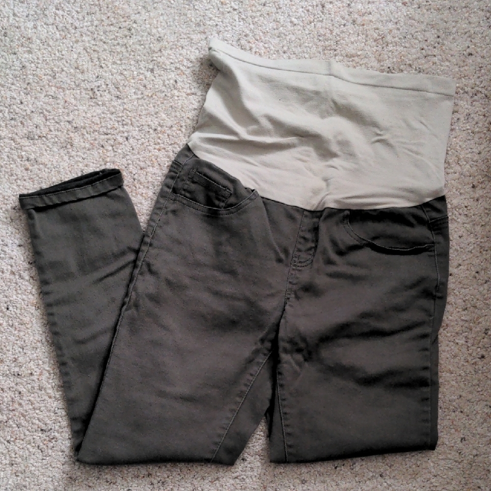Green Maternity Pants